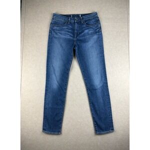 Vintage Paper Denim & Cloth Jeans Womens 28 Blue Skinny Mid‎ Rise USA Made Y2K